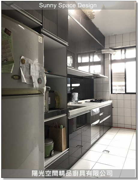 板橋金門街L型廚具完工全景
