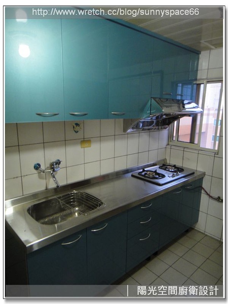 完工後俐落耐用的廚房氛圍