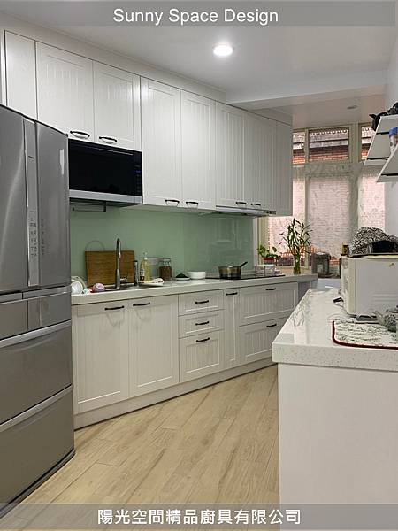 台北和平東路鄉村風廚具完工全景