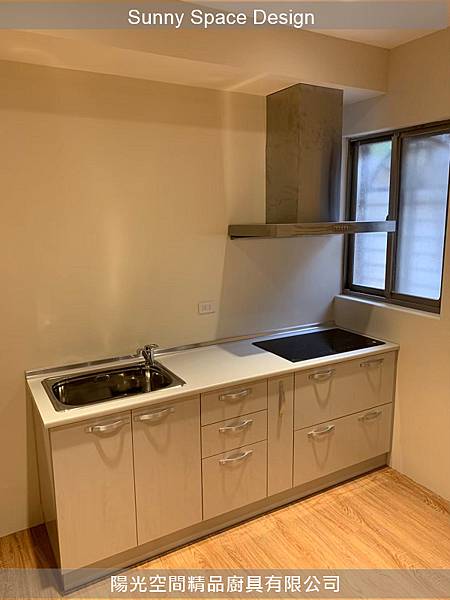 套房美耐板廚具完工全景