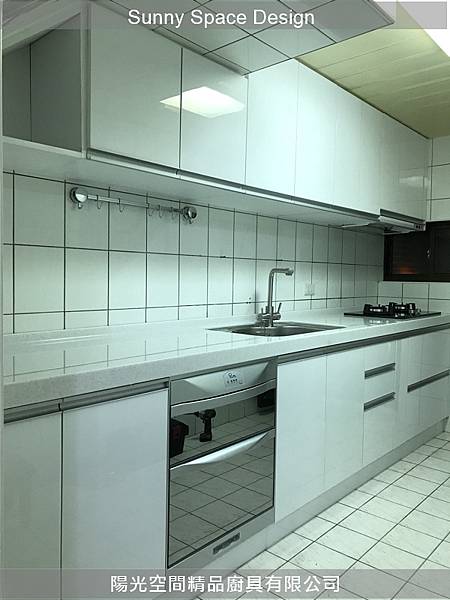 基隆中山區二字型廚具完工全景