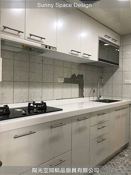 強化烤漆玻璃安裝後效果