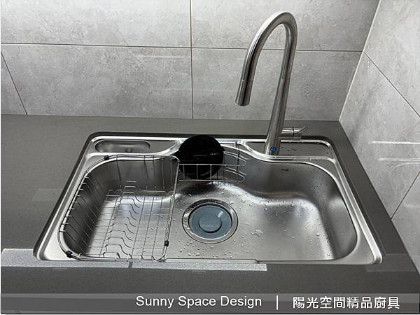 板橋華江一路一字型廚具全景