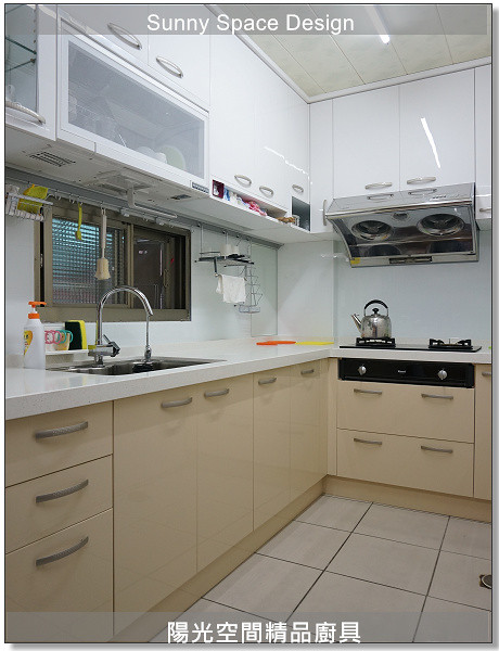 新北市桃一路L型結晶鋼烤廚具完工全景