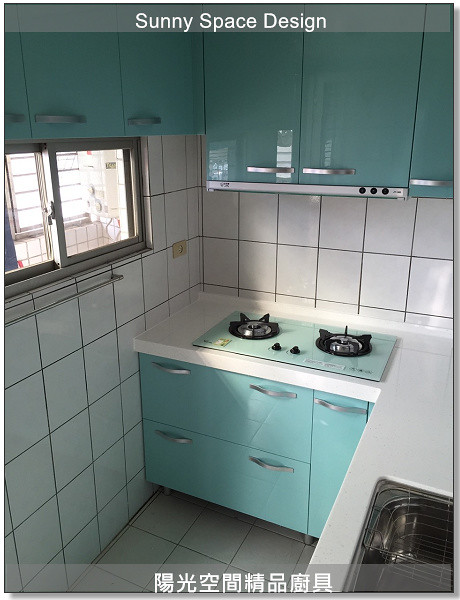 新北土城｜清新藍綠結晶鋼烤風格｜收納細節
