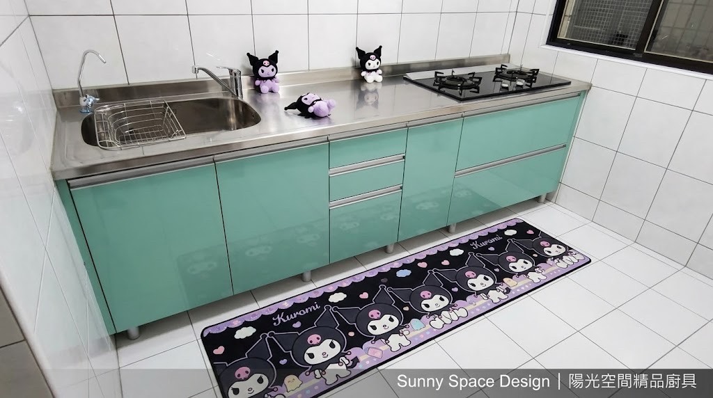 三重大勇街不銹鋼廚具下櫃 x 結晶鋼烤門板 x 林內內焰爐