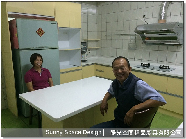 老家ㄇ字型廚具全景