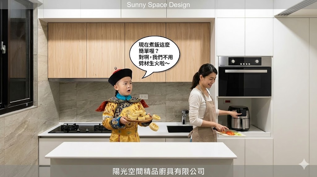 台北南京東路中島平板廚具完工照