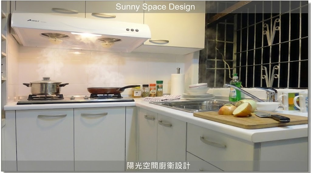 三重安慶街陽台改廚房 × 美耐板檯面 × 豪山二機｜陽光空間精品廚具