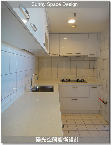 整體純白廚房完工氛圍