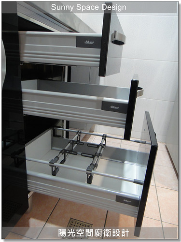 BLUM 爐下二大抽滑順收納