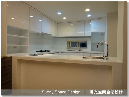 淡水民生路 ㄇ 字型開放式大廚房全景