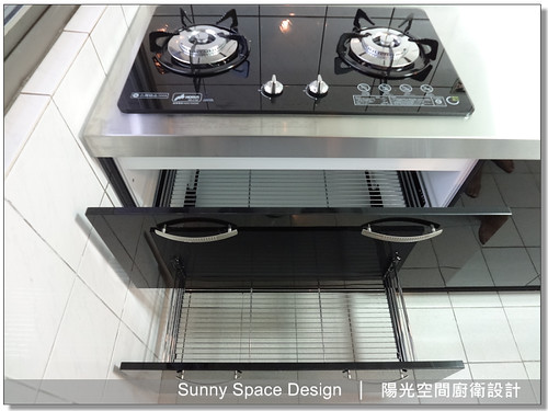 豪山 SB-2182 黑玻雙口爐