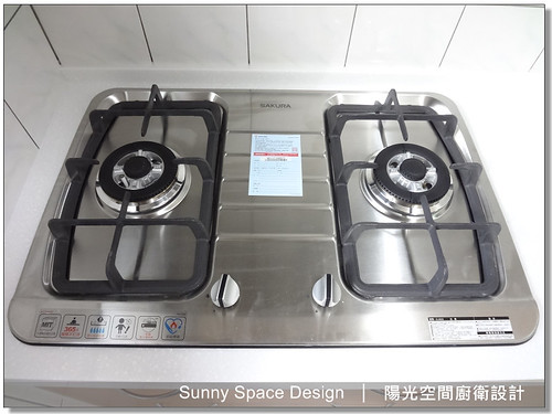 永和大新街原木美耐板廚房全景