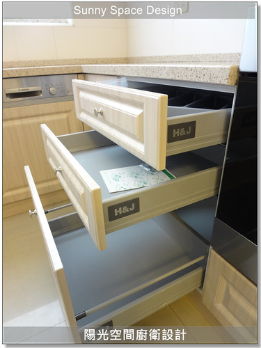 廚房窗外童話社區景觀