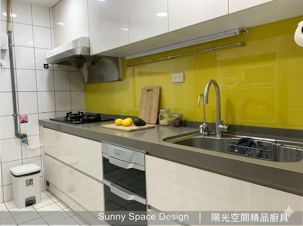 一字型272cm廚具與85cm電器櫃整體完工實景｜正念平常心好好吃飯廚具組