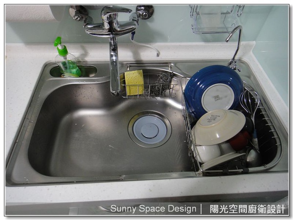 瑋俊雙水槽與BOSS三用龍頭