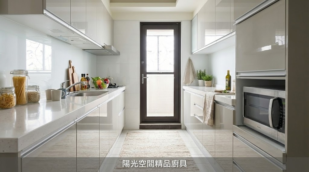 三重夢想大廚房改造｜原廚具延伸 × 半開放式中島吧檯｜354cm 雙花色檯面衝突美｜陽光空間精品廚具