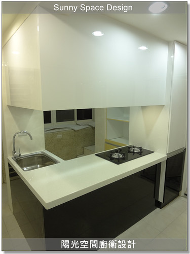 水槽區與操作檯面配置