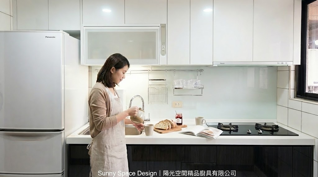 新店安民街一字型廚房完工照